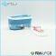 School Blue/White Kids Bento Take Away Lunch Box With Fork Spoon and Chopsticks