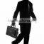Slip Zip Top Sheepskin Leather Briefcase AP-5006