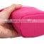 Hot pink canvas pencil pouch, cool pencil cases for teenagers