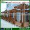 wood-plastic composite for balcony pergola in good quality and competitive price
