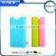 5000mah polymer rubber power bank handle design with dual USB