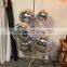 Modern Floor Lighting Tripod Iron Frame with Clear Glass Lamp Cover Floor Lamp