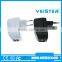 Black 5v2.1a EU Universal Mini Travel Dual Usb Wall Charger