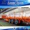 3 Axles 50ton utility side wall trailer,flat bed semi trailer with detachable side walls