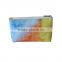promotional portable colorful canvas pouch purse with zipper