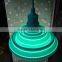 UL E26 Silicone plastic pendant lamp shade with canopy and Woven wire