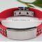 Wholesale Fashion Cheap New Silicone Stainless Steel Men's Bracelet