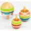 2015 Hot Sale Set Of Three Scopperil In Different Size Wooden Pet Top