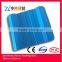 Blue plastic 2.5mm thick APVC roof sheet