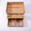 Bamboo Desk Organizer Case MakeUp Storage Drawer
