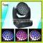 zoom led moving head wash 37*12w rgbw 4 in 1 CREE led pro light for stage