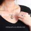 hot sale jewellery set 18K gold plated 925 sterling silver precious natural Grape stone Ring Pendant Necklace Set