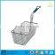 Eco-friendly deep fry wire basket, deep folding deep wire fry basket, french fries fry basket