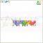 Creative kids indoor playing castle of nets crochet art with colorful nylon rope