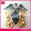 High quality metal animal shaped badge