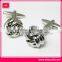 custom shape metal guita/camera antique silver cufflinks