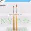 ANY Cheap Golden Wood Handle Nail Design Nail Brush for Salon