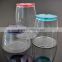 Airtight Kitchen Storage Jar Glass Container with Plastic Lid