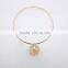 Fashion gold plated jewelry bracelet metal bead charm bracelet