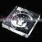 custom table crystal ashtray HYA-141custom made square glass ashtray