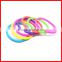 Cheapest colorful elastic silicone rubber band hair