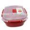 Red color big size ice steam in microwave oven for easy cooking