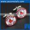 round enamel cufflink manufacturer with brand logo                        
                                                Quality Choice