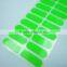 Custom neon pink nail polish sticker waterproof nail sticker decal florescent nail strips nail art manufacturer