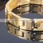 Manly fashion heavy men's 24k gold bracelet