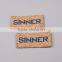 Tree/Cork Pattern Printing Logo Faux Leather Patch