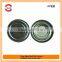 Pet plastic jars aluminum bottom lid for food