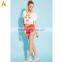 92% polyester 8% spandex custom women gym shorts seamless running Shorts