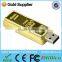 2016 Hotsale 1GB 2GB 4GB 8GB 16GB 32GB OEM gold bar usb flash drive