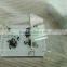 Clear UV printed cast storage acrylic tray with lid