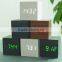 New creative wooden clock/digital alarm clock /wooden desk clock