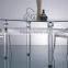 Luxury eco-friendly modern design high transparent acrylic dining table wholesale