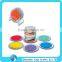 Pmma coaster wholesale acrylic cup coaster set customized dish pad holder