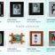 USA 2016 promotional cheap cardboard paper photo frame