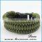 Mix colors Strong layers paracord bracelets with fire starter outdoor survival bracelet