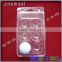 Golf ball blister packaging tray plastic box