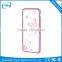 Electroplating Laser Cutting LOGO Shining Crystal Hard PC Case Cover For Iphone 6 6S 6 Plus 6S Plus