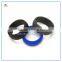 High quality American size 9 silicone finger ring inner diameter 18.89mm, black blue finger ring with 9 and inner diameter 18