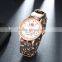 Fashion leather flower watches ladies watch