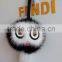 2015 fashion rex rabbit fur chain dyed color chain