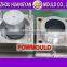 wholesale plastic rattan round flower pot mould