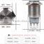 19MM High flat Waterproof Metal Push Button Industrial Switch