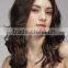 Half hand-tied and half machine-made front lace wigs for black women