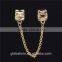 925 Silver Safety Chain Pure 925 Silver Charm European Hot Sale Gift Safety Chain for Woman Bracelet A005