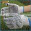 BSSAFETY Both Side PVC Dotted Anti Slip Work Gloves With Cotton Liner