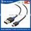 lower price usb 2.0 fast charging usb type a to mini usb type b 480 Mbps high speed data extension transfer cable